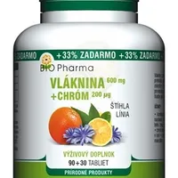 BIO Pharma Vláknina 600 mg, Chróm 200 µg