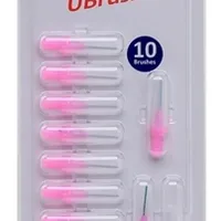UBrush! - medzizubná kefka - 0,7 mm ružová