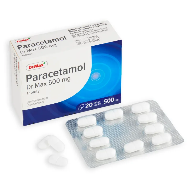 Dr. Max Paracetamol 500 mg 1×20 tbl, liek