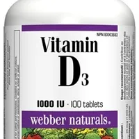 Webber Naturals Vitamín D3 1000 IU