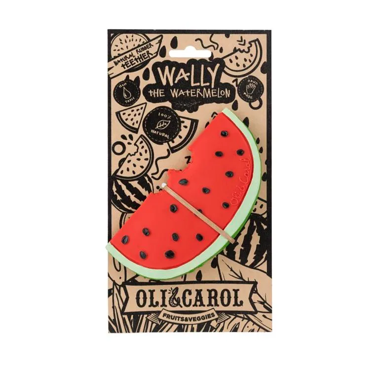Oli&Carol Wally the Watermelon - hryzátko a hračka do vody melón