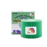 Temtex kinesio tape Classic, zelená tejpovacia páska 5cm x 5m