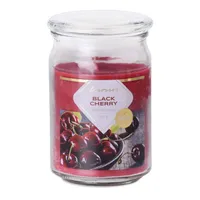 Emocio Sklo 93x142 mm so skleneným viečkom Black Cherry vonná sviečka