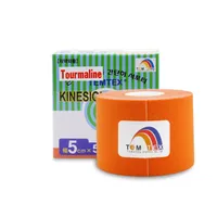Temtex kinesio tape Tourmaline, oranžová tejpovacia páska 5cm x 5m