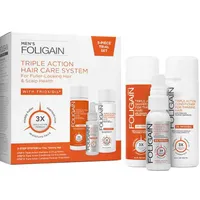 Foligain Triple Action cestovní sada proti vypadávaniu vlasov pre mužov 100ml + 100 ml + 30 ml