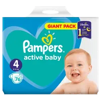 Pampers Active Baby GP S4 76ks (9-14kg)