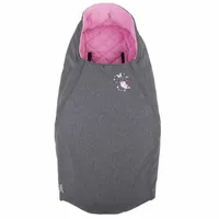 CuddleCo Comfi-Extreme, Detský fusak, 90x50cm, šedá melanž/ružová