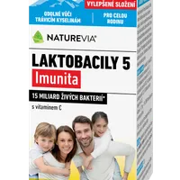 NATUREVIA LAKTOBACILY "5" Imunita s vitamínom C (60 cps)