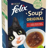 FELIX Soup 8(6x48g) polievky s hovädzím, kuraťom a jahňacím