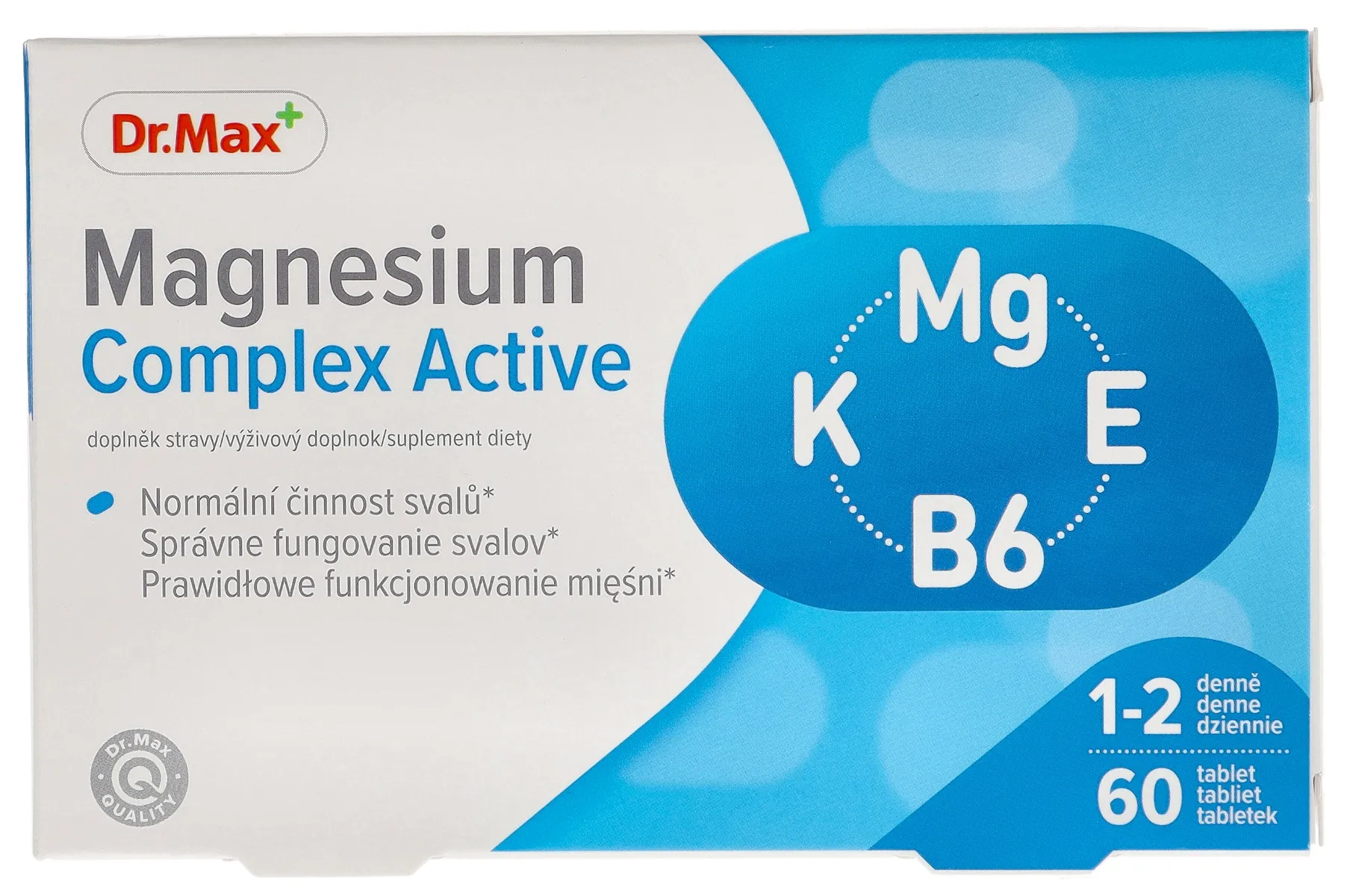 Dr. Max Magnesium Complex Active 1×60 tbl, horčík