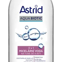 ASTRID AQUA BIOTIC Micelárna voda 3v1 pre suchú a citlivú pleť 400 ml