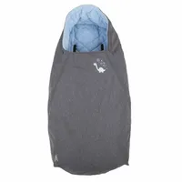 CuddleCo Comfi-Extreme, Detský fusak, 90x50cm, šedá melanž/modrá