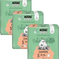 Muumi Baby 5 Maxi+ 10-16 kg, mesačné balenie eko plienok