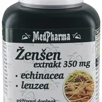 MedPharma ŽENŠEN 350 mg + Echinacea + Leuzea