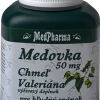 MedPharma MEDOVKA 50MG + CHMEĽ + VALERIÁNA