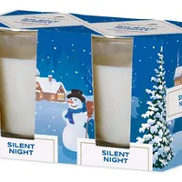 Emocio Sklo 52×65 mm 2 ks v krabičke Silent Night - Forest Breeze, vonná sviečka