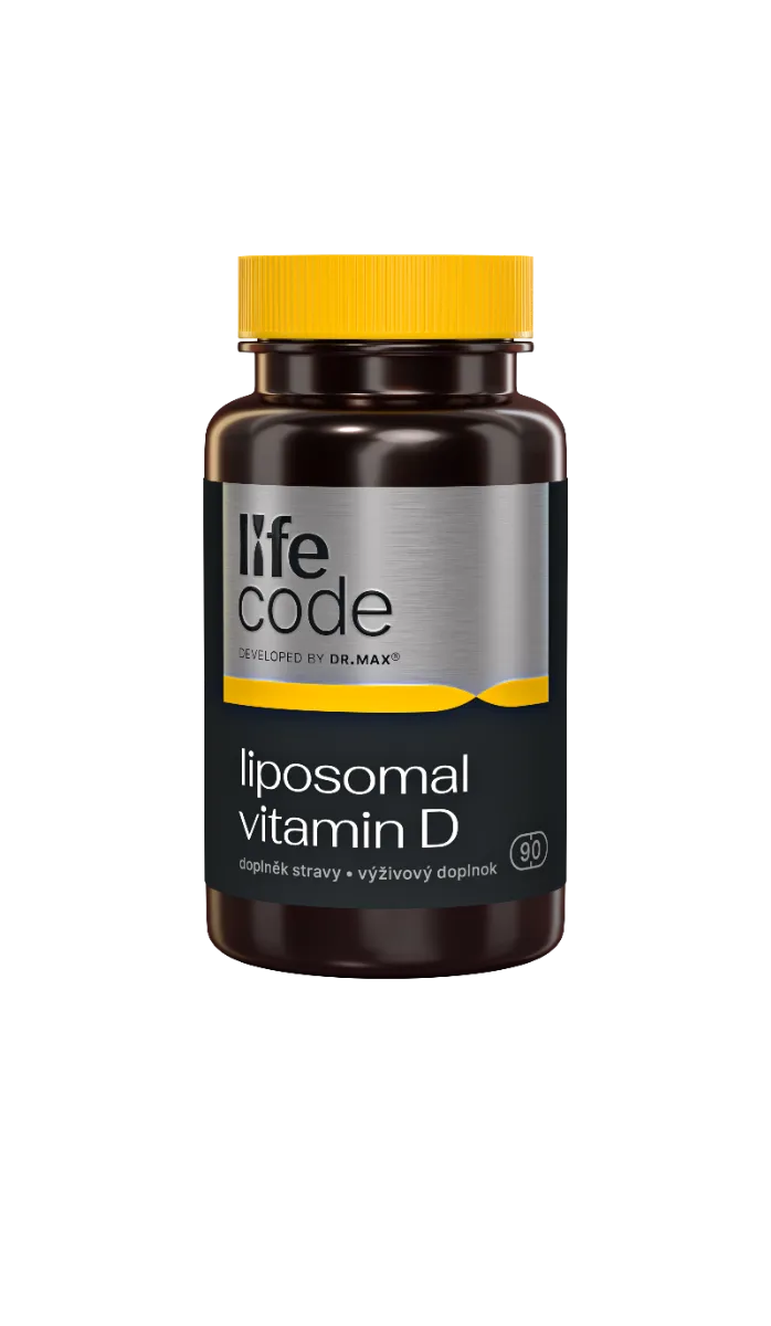 LifeCode developed by Dr. Max liposomal vitamin D 1×90 cps, vitamín D
