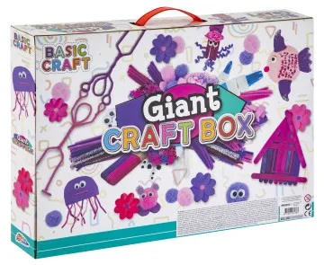 Creative Craft Veľký kreativný box rúžový 1×1 ks, veľký kreativný box