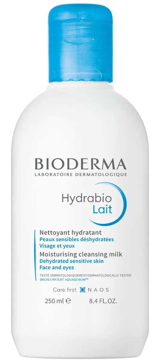 BIODERMA Hydrabio MLIEKO 1×250 ml, čistiace mlieko
