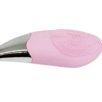 Palsar7 Oválna elektrická masážna kefka na čistenie pleti, svetlo ružová