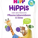 HiPP BIO 100% ovocie Hruška-Čierné ríbezle-Slivka