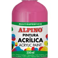 ALPINO Fľaša akrylové farby do školy - Magenta