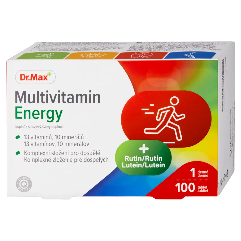 Dr. Max Multivitamin Energy 1×100 tbl, multivitamín