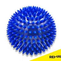 Rehabiq Masážna loptička ježko, 10 cm, modrá
