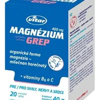 MAGNEZIUM 400MG+B6+C 20KS VRECIEK GREP VITAR