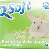 QSoft vlhčený toaletný papier Harmanček