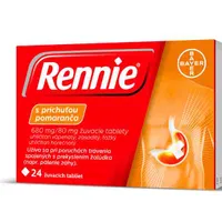 Rennie® Orange 24 žuvacích tabliet