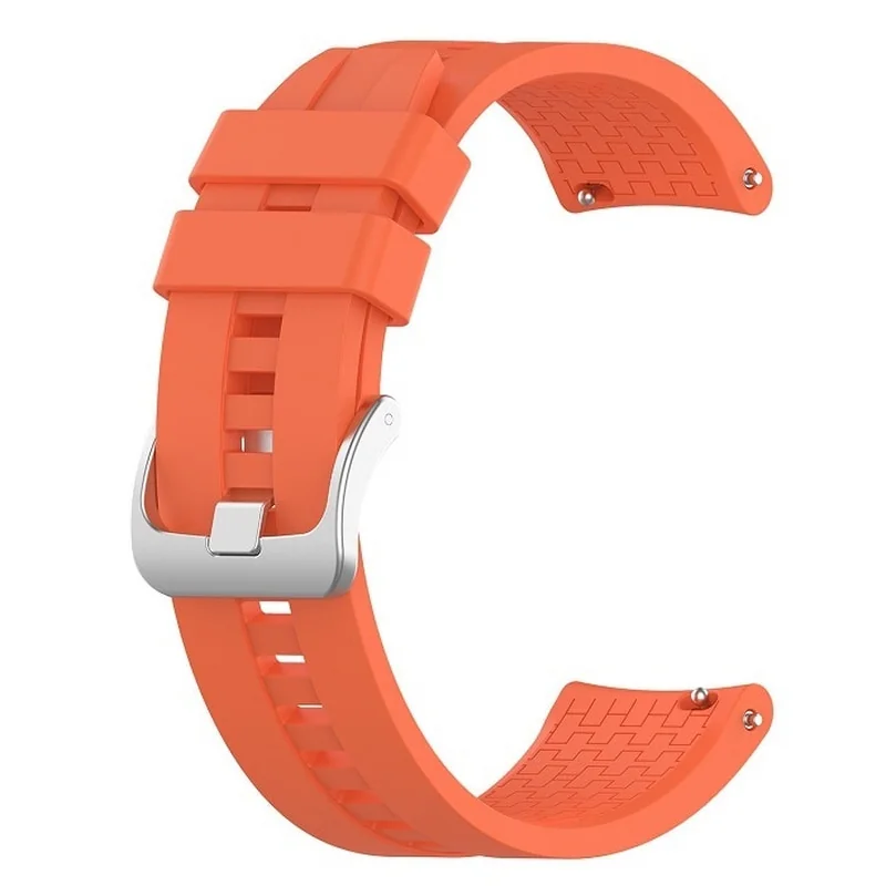 BStrap Silicone Cube remienok na Huawei Watch GT3 46mm, orange