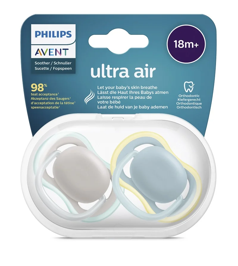 Philips AVENT Cumlík Ultra air 18m+ neutral 1×2 ks, cumlíky