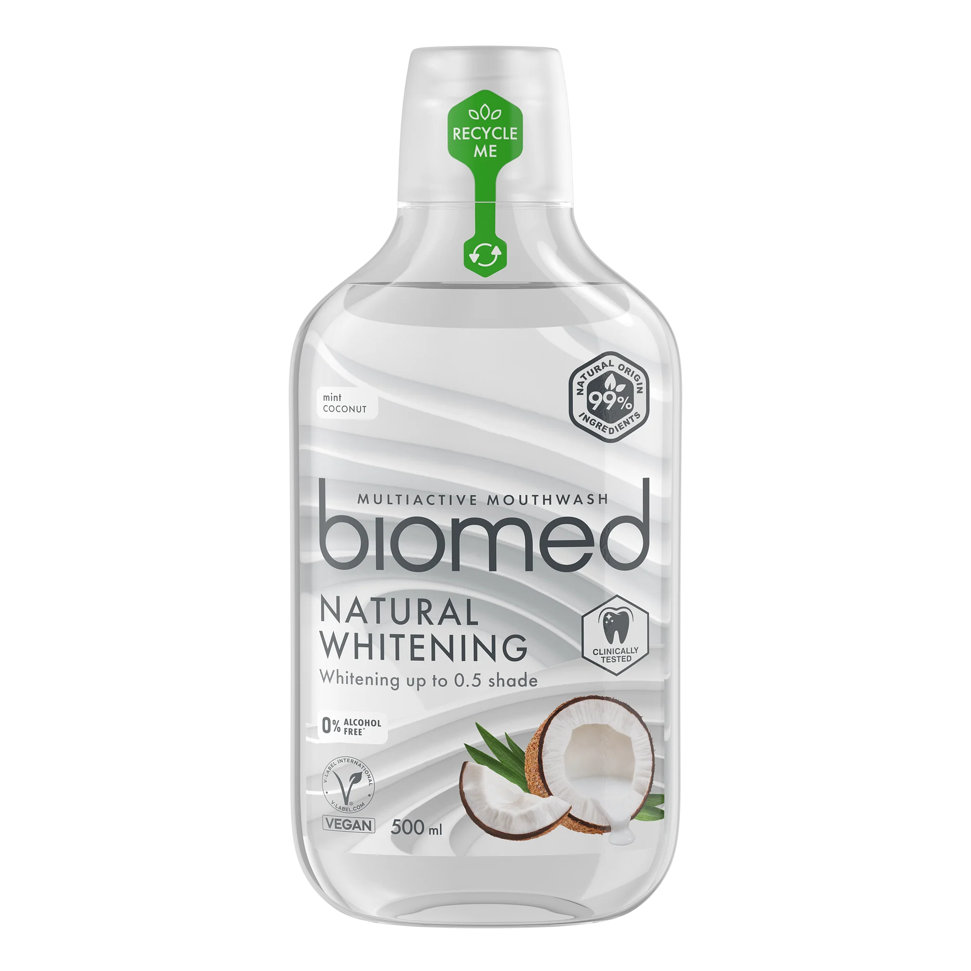 Biomed NATURAL WHITENING ústna voda