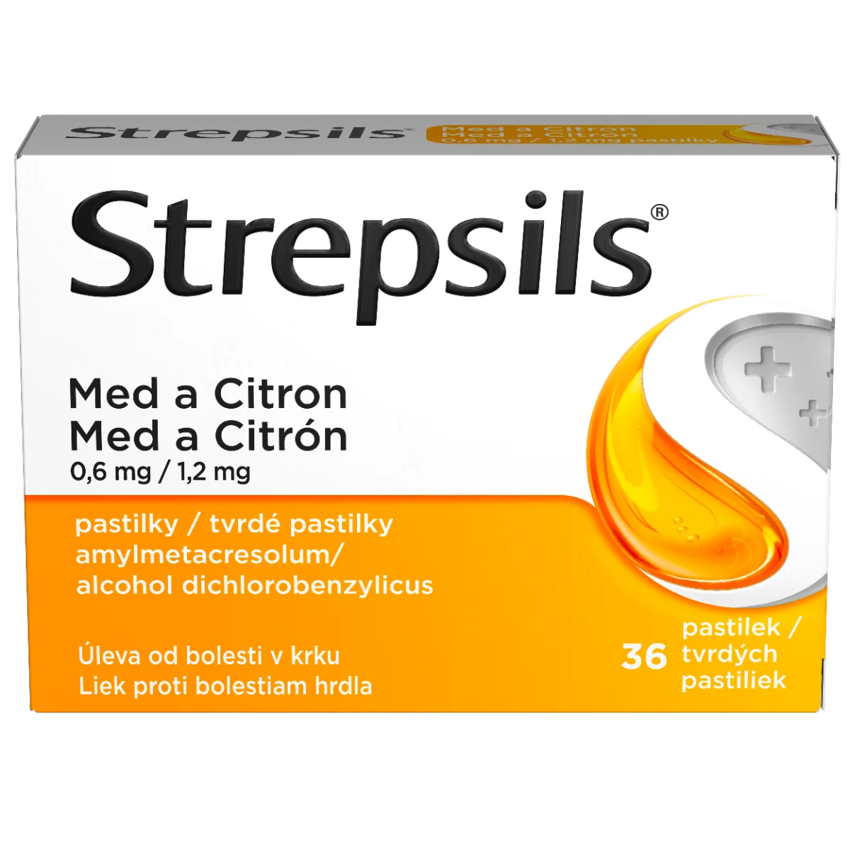 Strepsils Med a Citrón