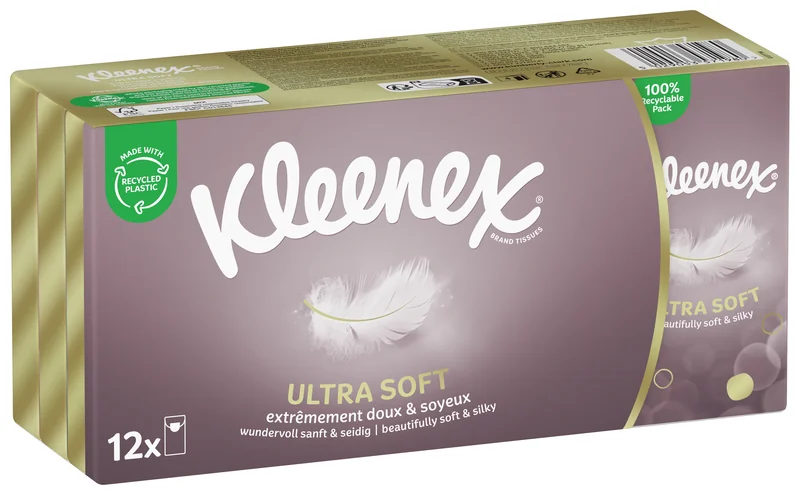 KLEENEX Ultra Soft Hanks 1×12 ks, hygienické vreckovky