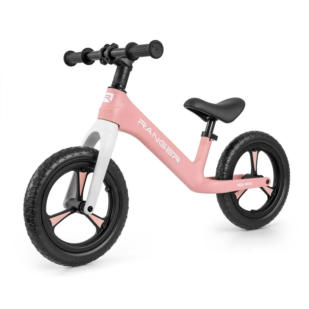 Detský balančný bicykel Milly Mally Ranger Pink , 20C55825 