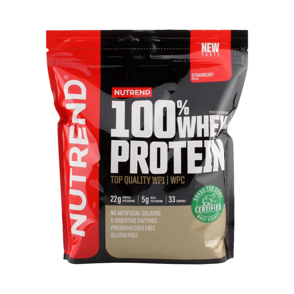 Nutrend 100% Whey Protein 1000 g čokoláda-lieskový orech