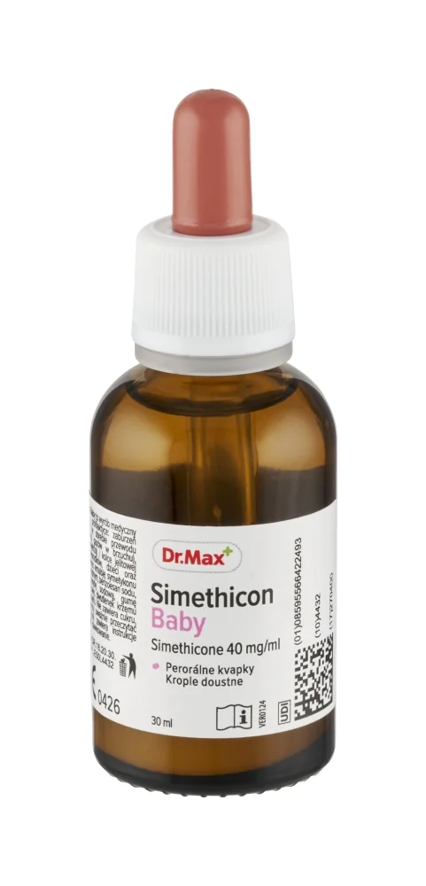 Dr. Max Simethicon Baby 1×30 ml, nadúvanie a plynatosť