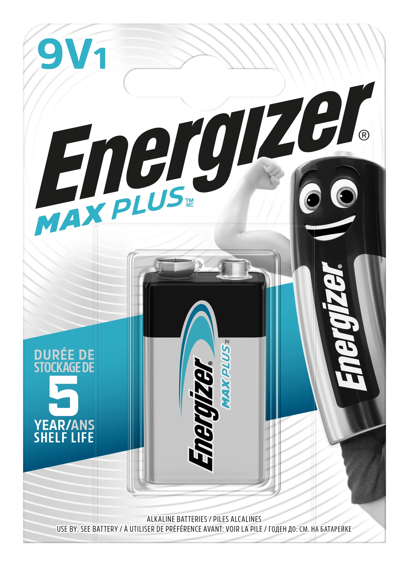 Energizer Max Plus 9V alkalická batéria 1ks EN-53542338900