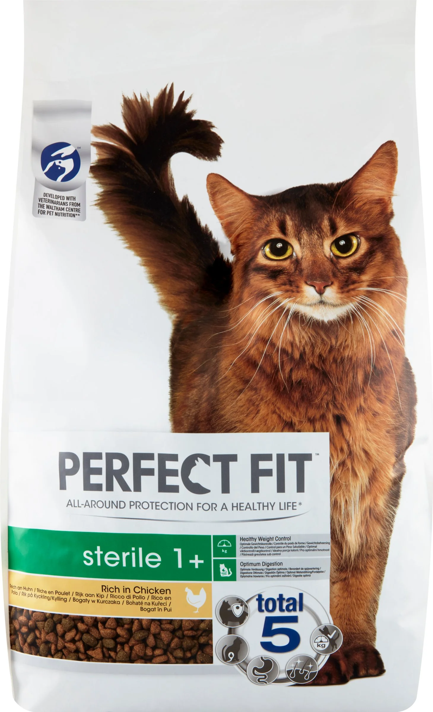 PERFECT FIT Granule pre mačky Sterile s kuracím mäsom 1×7kg, granule s kuracím mäsom Sterile