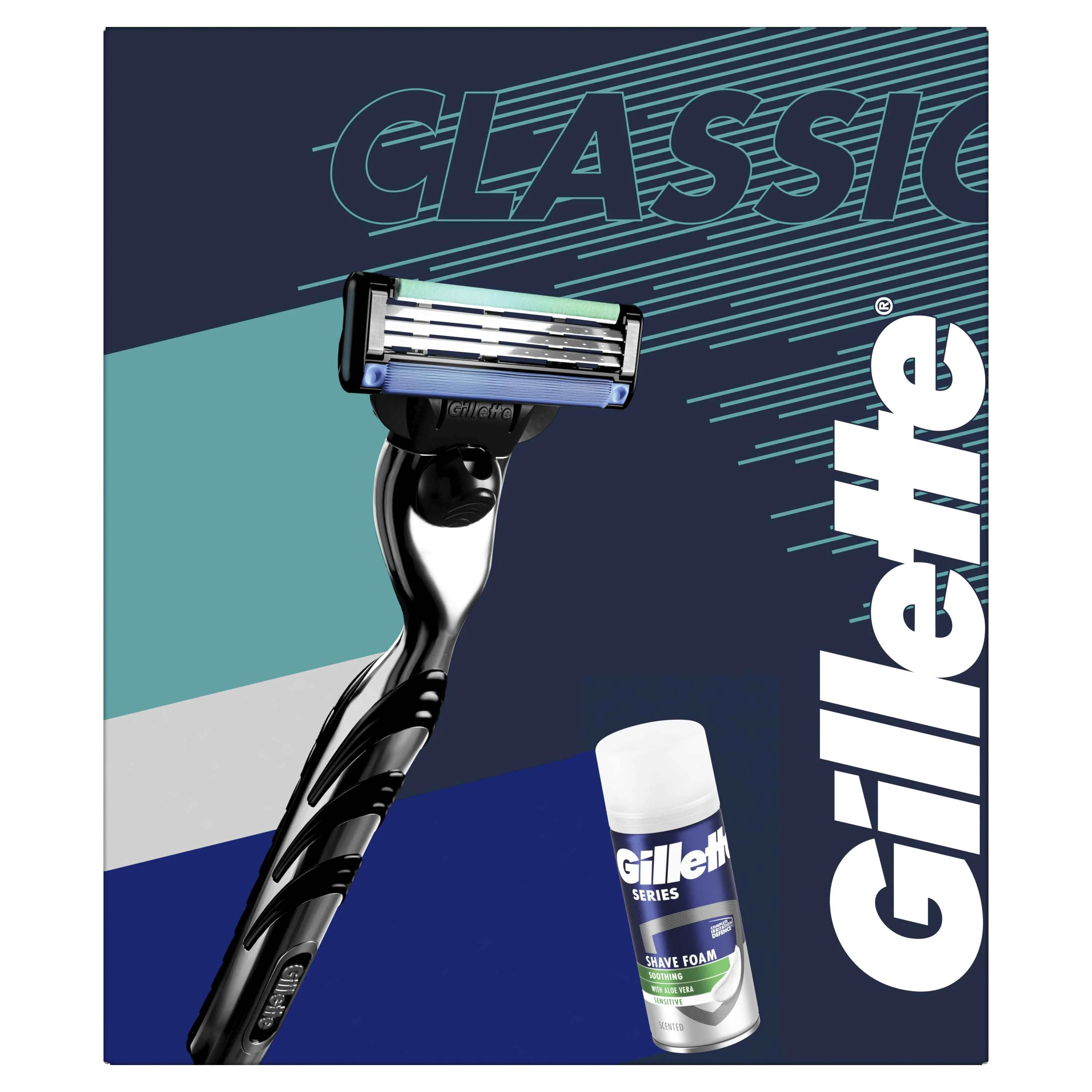 Gillette Mach3 Start Holiaci Strojček + Series Pena Na Holenie 100 ml, Darčeková Súprava