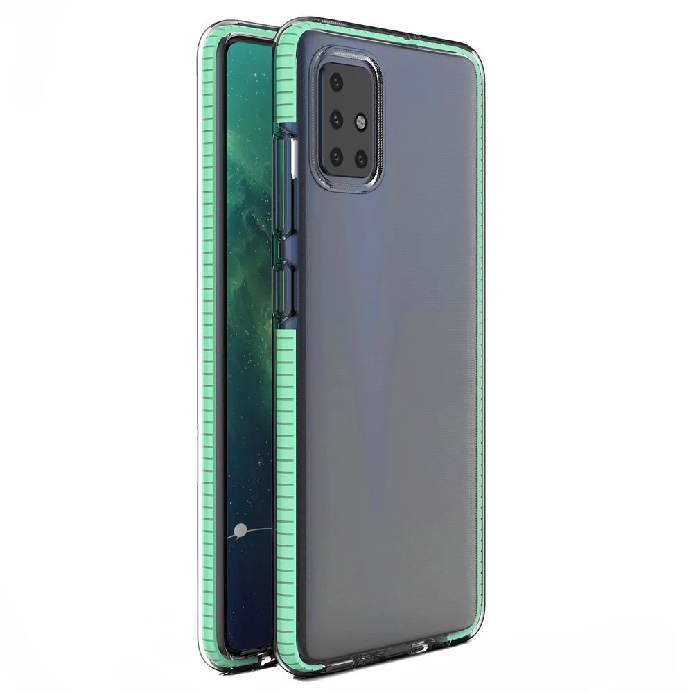 MG Spring Case silikónový kryt na Xiaomi Redmi 10X 4G / Redmi Note 9 zelený