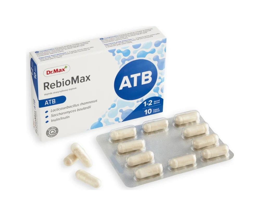 Dr. Max RebioMax ATB 1×10 cps, výživový doplnok