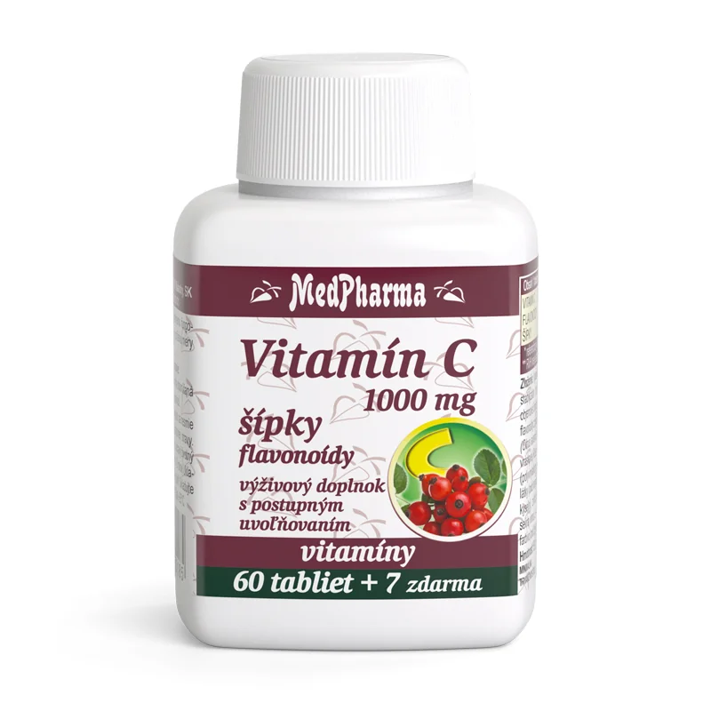 MedPharma VITAMÍN C 1000 mg so šípkami