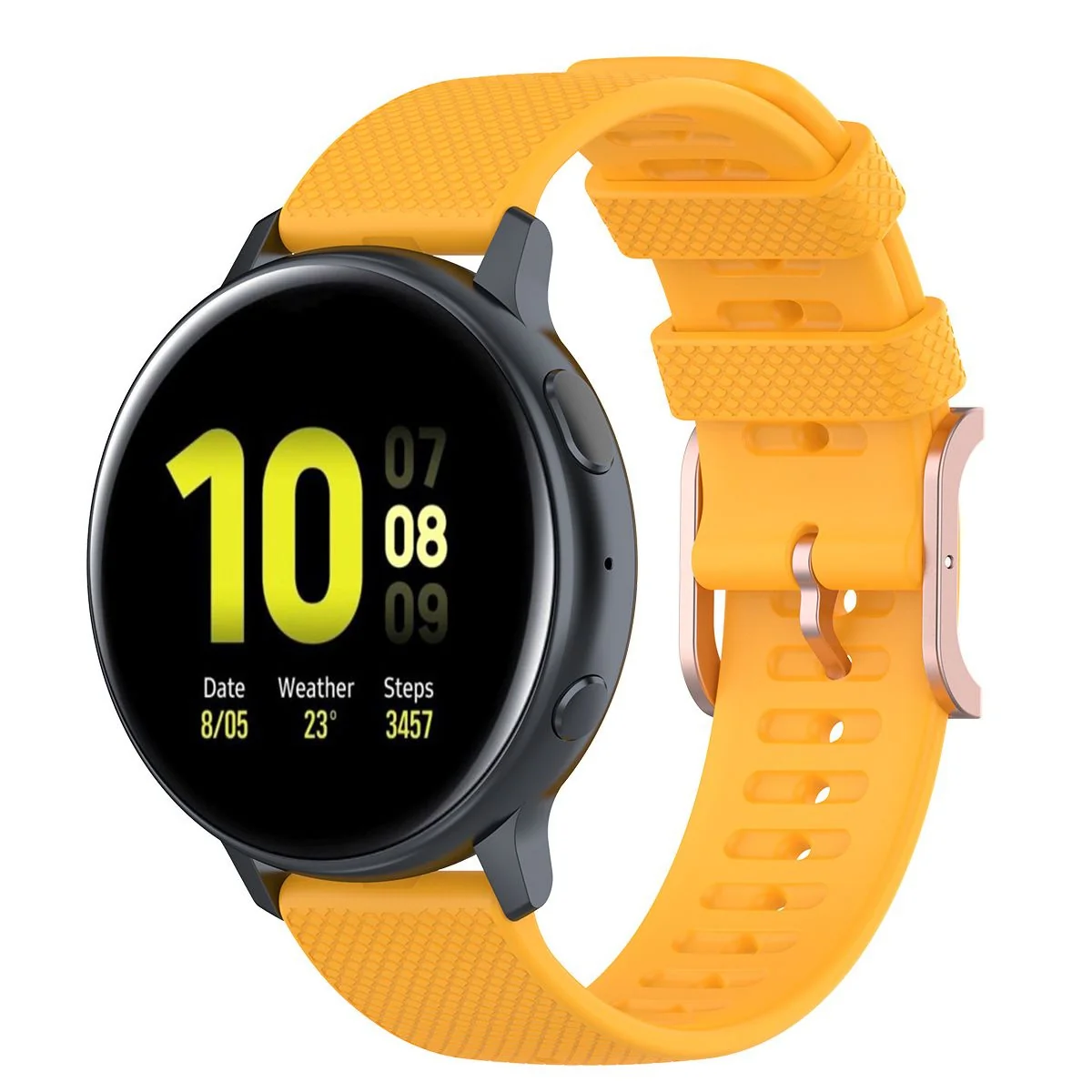 BStrap Silicone Rain remienok na Garmin Vivoactive 5 yellow