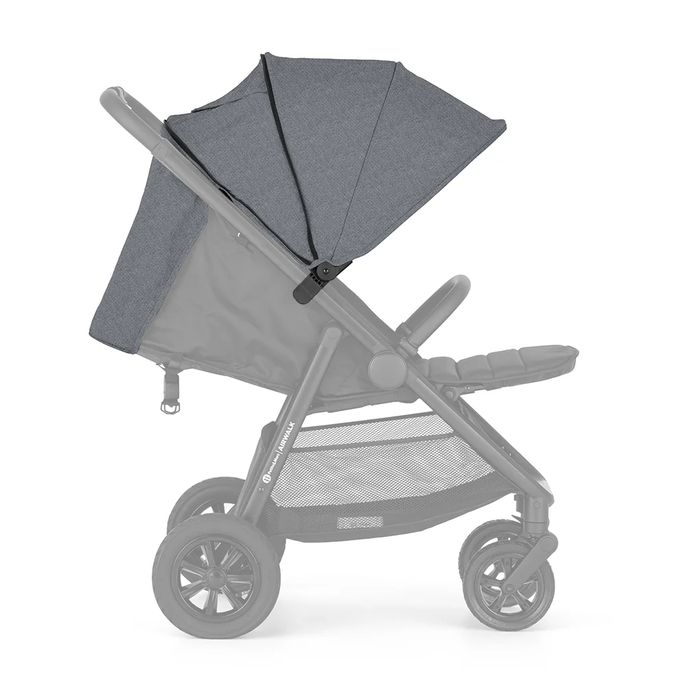 PETITE&MARS Strieška ku kočíku Airwalk Ultimate Grey 1×1 ks, strieška ku kočíku