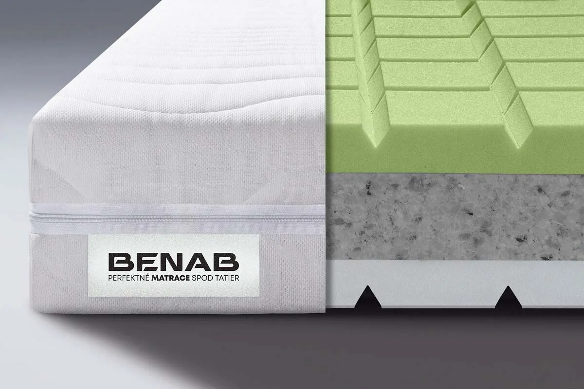 Benab Memory Supra H4 / H5 80 x 200 cm Matrac z pamäťovej peny