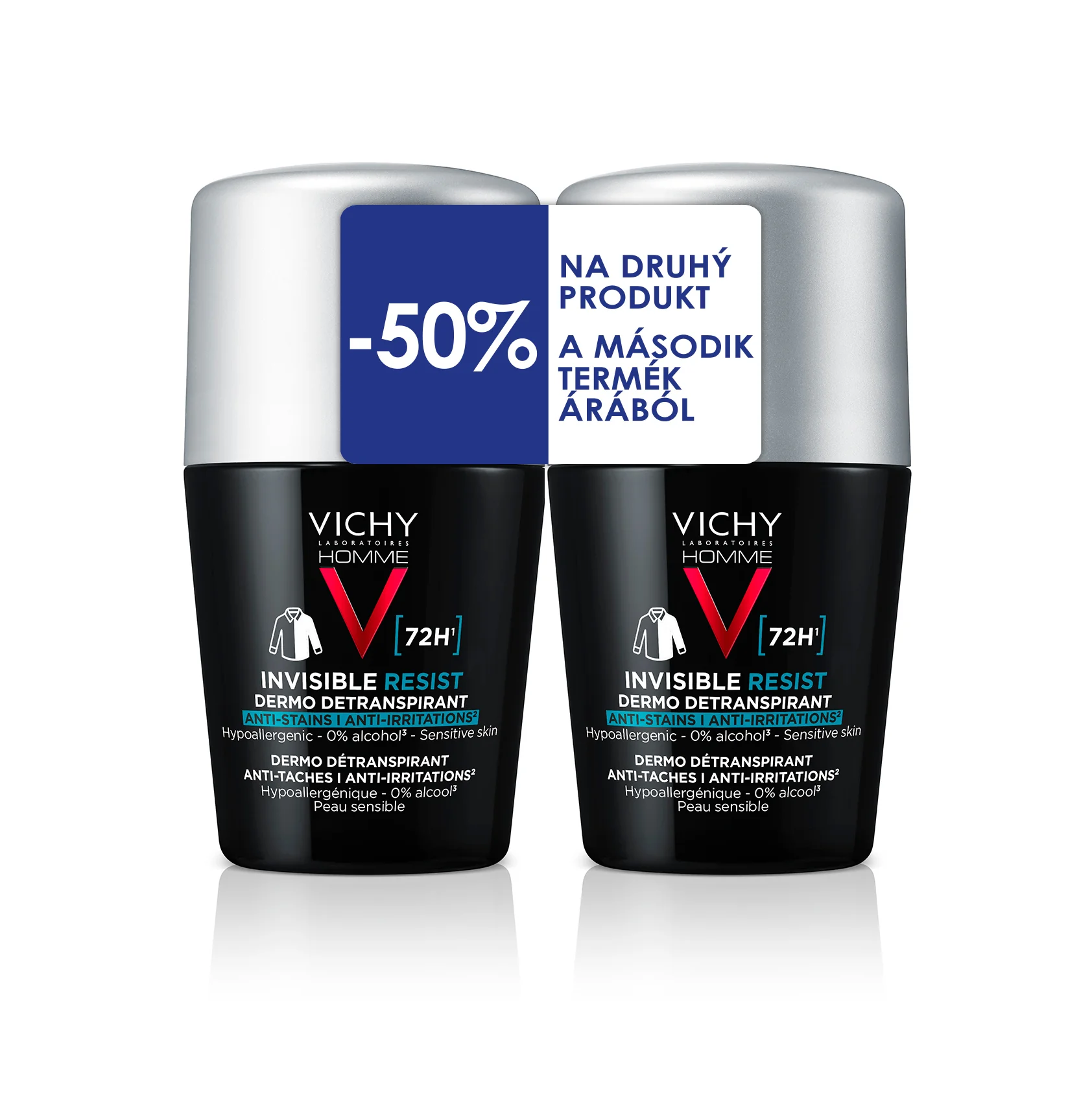 VICHY HOMME Invisible Resist 72H Antiperspirant