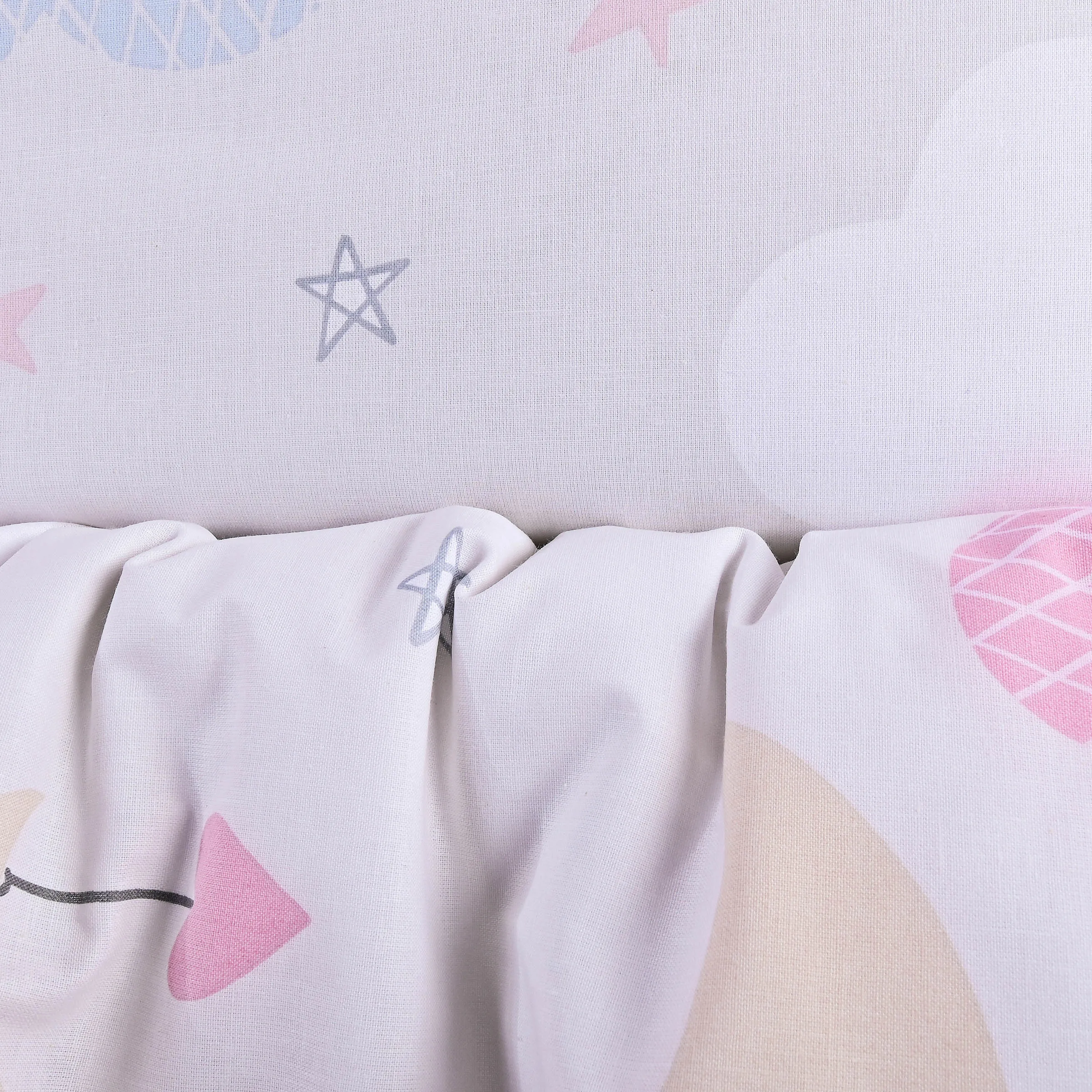EMI detské posteľné obliečky  bavlnené Heaven ružové 1×1ks, detské posteľné obliečky